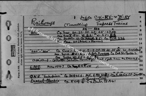 FR BROWNES INDEX